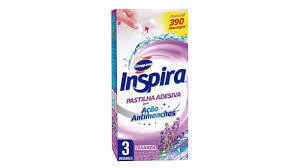 PASTILHA ADESIVA INSPIRA LAVANDA C/3
