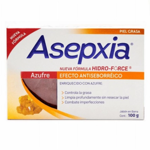 ASEPXIA JABON AZUFRE X 100