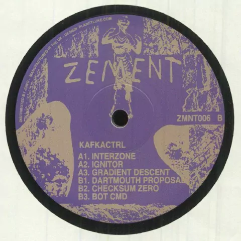 Disco de vinil EP Kafkactrl – ZMNT 006