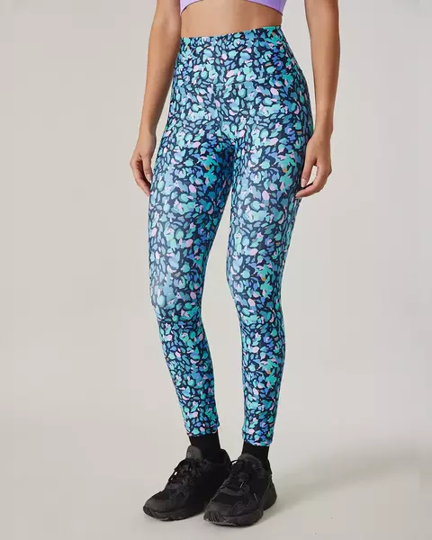 CALZA LARGA CHEETAH GREEN - comprar online