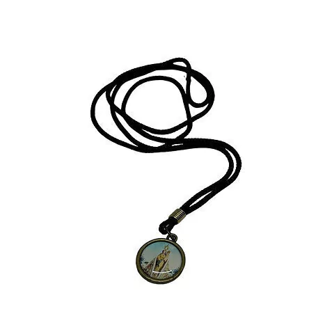 Cordão com medalha Nossa Senhora do Rocio