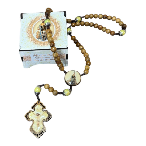 Terço na caixa mdf Nsra Rocio