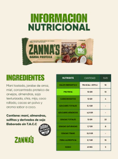 COCO Y CACAO BARRA PROTEICA 40GR X12 U en internet