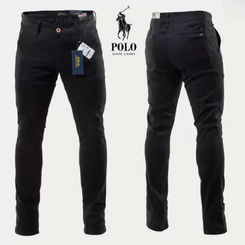 Calça Sarja Masculina Polo Social Preta - comprar online