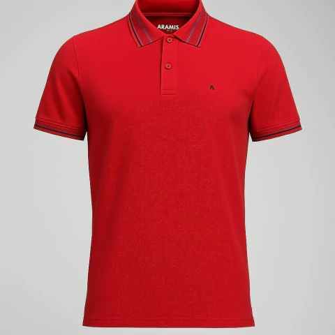 Gola Polo Masculina Aramis Vermelha - comprar online