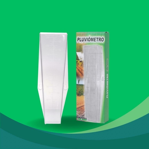Pluviômetro Multitec Medidor De Chuva 150mm Transparente