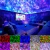 Proyector Velador Naku VP-001 Luz Galaxia LED con Parlante y Control Negro - Nak Stuff
