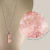 Colar Prata 925 Singapura Quartzo Rosa Figa P. Vecchio Joias - comprar online