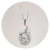 Colar Prata 925 com Banho em Platina Howlita Gota Natural - comprar online
