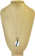 Colar 50cm Prata 925 Jaspe Oval - Ponte Vecchio Joias