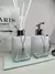 Kit Aromatizador e Saboneteira com Vidro Branco Degradê e Bandeja White na internet