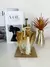 Saboneteira em Vidro com Tampa Metálica e Bandeja Decorativa Luxo Imperial - comprar online