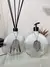 Imagem do Kit Aromatizador e Saboneteira com Vidro Decorado e Bandeja Essence Luxo
