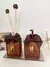 Kit Aromatizador e Saboneteira com Vidro Quadrado e Bandeja Decorativa Doll