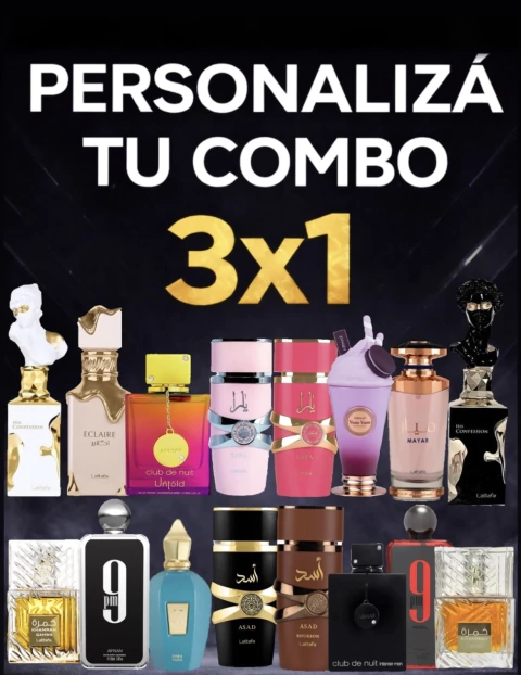 3X1 COMBO PERSONALIZADO