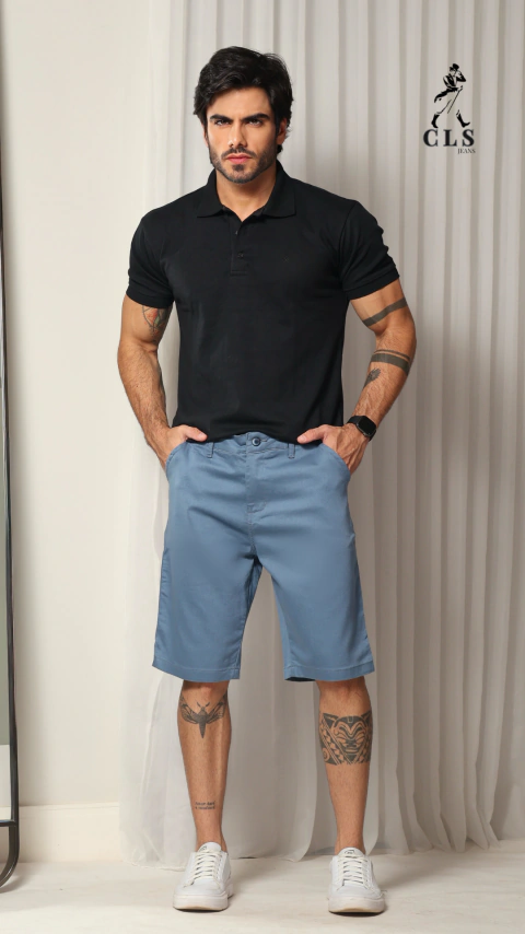 Berm Esporte Fino Andrews Azul - 3044 2/2
