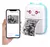 Mini Impresora Térmica Bluetooth Recargable Portátil Rosa/Celeste - comprar online