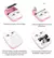 Mini Impresora Térmica Bluetooth Recargable Portátil Rosa/Celeste - tienda online