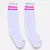Meia 3/4 Colégio Pink Neon Rendinha - comprar online