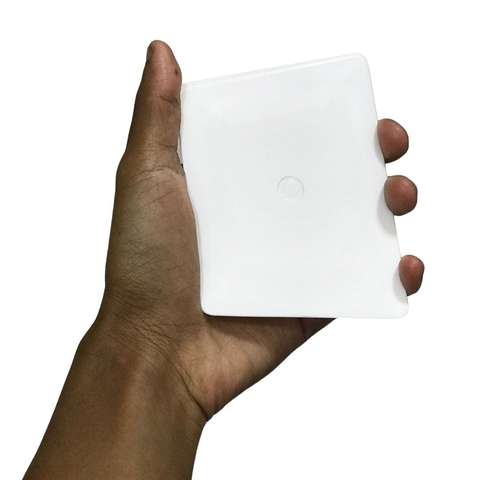 Espatula 10cm Trapezio Basica (Cartão) (Branca-Rigida) 3048B Ronek