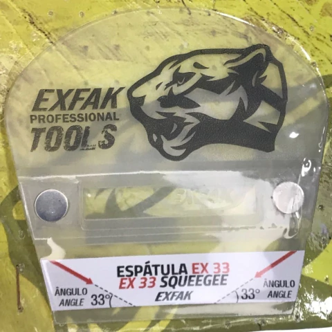 Espatula Leque Silicone Magnetica (Transparente-Ultra Flexivel) 50-2309 Exfak