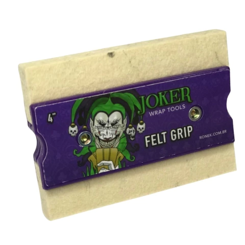 Espátula Profissional Para Aplicação de Adesivos e Insulfilm Largura 10cm Marca Joker Ref. 8020 Cor: Roxo