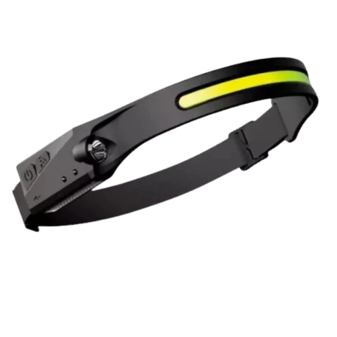 Lanterna De Cabeça Led Recarregavel Fita Ajustavel USB-C Novo Século