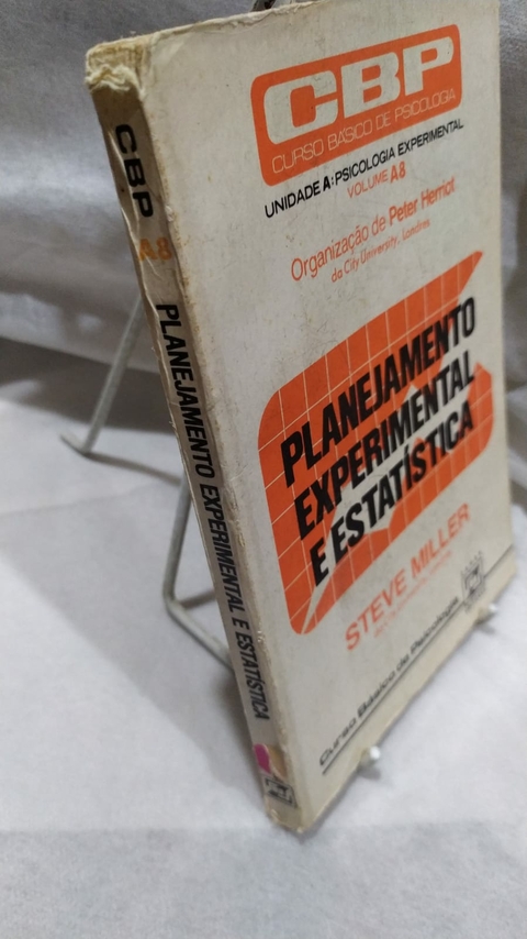Planejamentos Experimental e Estatística - Autor: Steve Miller (1977) [usado]