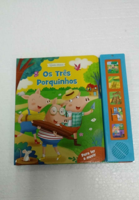 Os Três Porquinhos - para Ler e Ouvir - Autor: Editora Ciranda Cultural (2023) [novo]