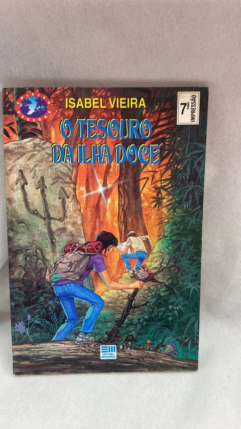 O Tesouro da Ilha Doce - Col. Veredas - Autor: Isabel Vieira (1993) [usado]