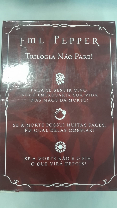 Trilogia Não Pare! - Autor: Fml Pepper (2016) [usado]