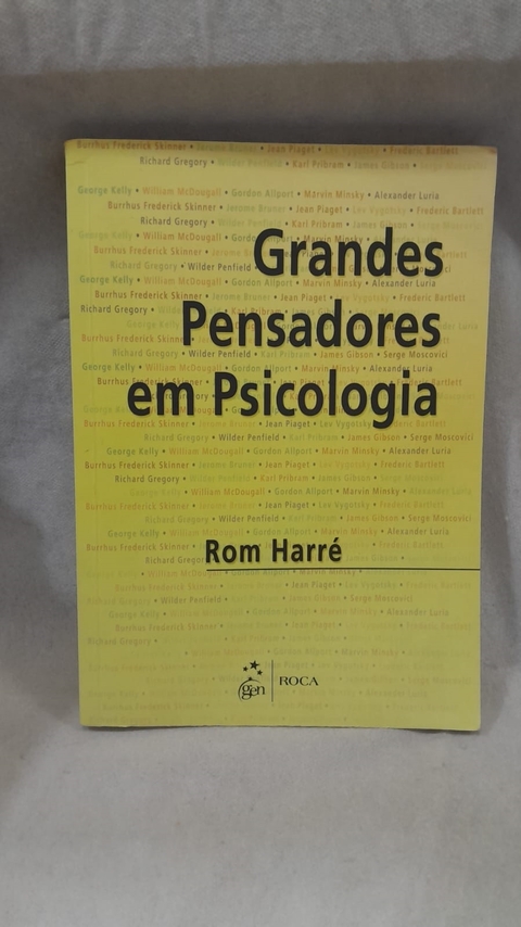 Grandes Pensadores em Psicologia - Autor: Harré, Rom (2009) [usado]