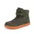 Peluche Verde Kids - Zapatilla Botita Niños Barefoot Ancha Suela Plana Invierno - comprar online