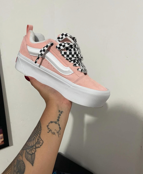 Tênis KNU SKOOL STACK TRUE ROSA ORIGINAL