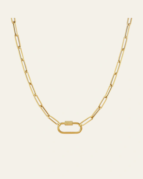 Collar Paperclip broche