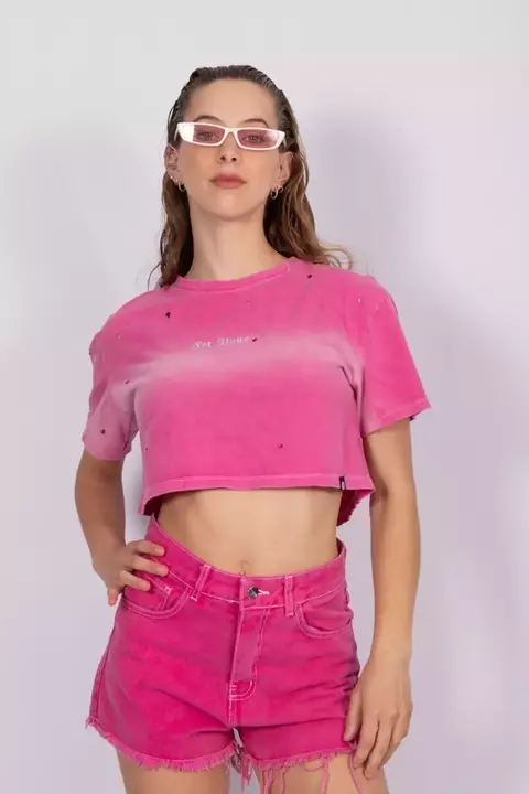 REMERA VALENCIA JER MC WASH CON ROTURAS EST NA - comprar online