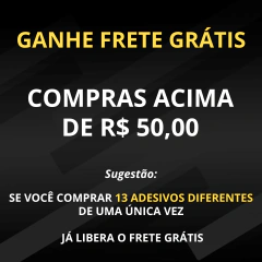 ADESIVO "HARD ROCK" - E5 - Adesivos Pra Fusca
