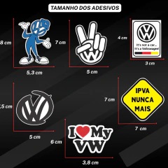 SUPER KIT "VOLKSWAGEN" - 12 ADESIVOS - comprar online