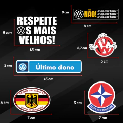 SUPER KIT "VOLKSWAGEN" - 12 ADESIVOS