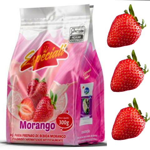 BEBIDA EM PÓ MORANGO ESPECIALI 300G