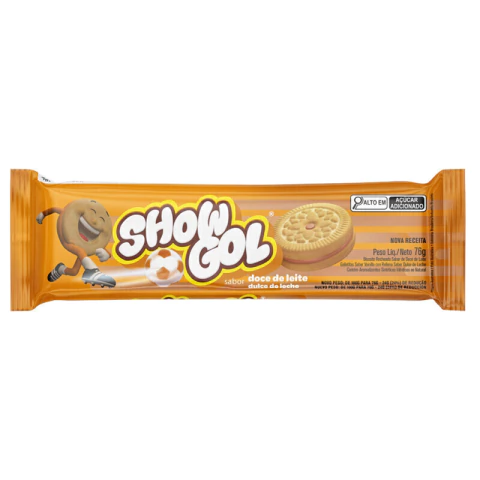 BISCOITO SHOW GOL DOCE DE LEITE 76G