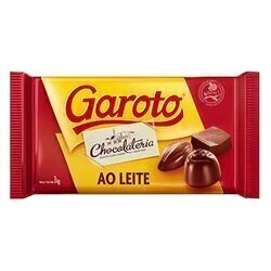 BARRA DE CHOCOLATE GAROTO AO LEITE 1KG