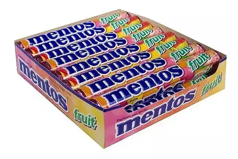 MENTOS FRUIT 600G 16UN