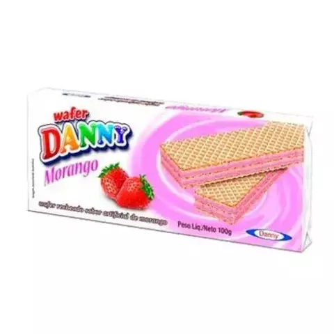 BISCOITO WAFER MORANGO 70G SANTA FÉ