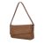Cartera de cuero marrón claro Baguette Pinot para mujer