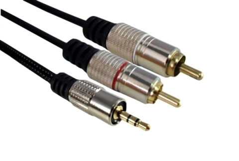 CABO AUDIO ZADSOM 2RCA/P2STEREO GOLD