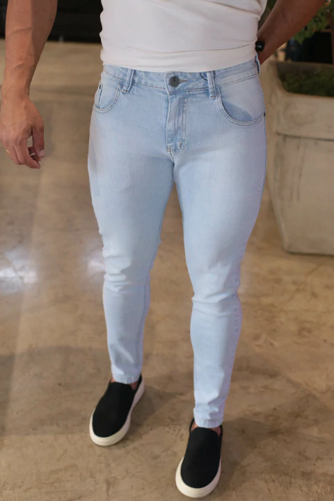 CALÇA JEANS ANDREW SKINNY AZUL URBO
