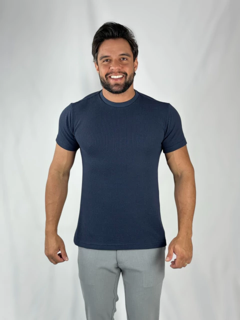 CAMISETA HERITAGE AZUL MARINHO ZIGMA