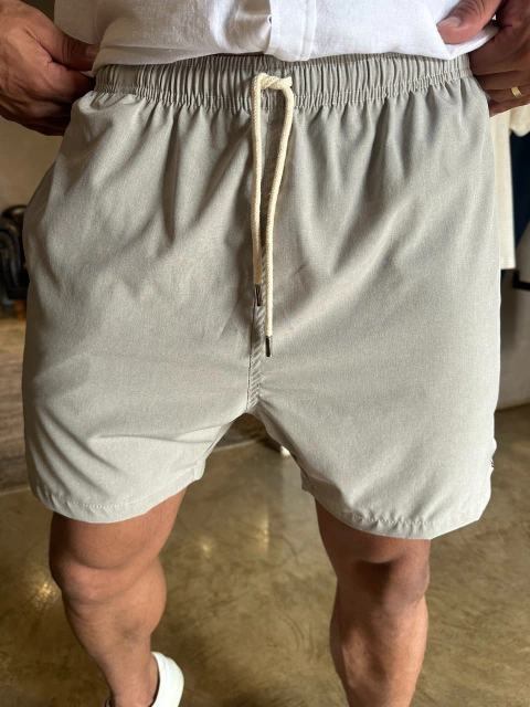 SHORT SWIMWEAR CINZA CLARO PONEY AZUL RALPH LAUREN