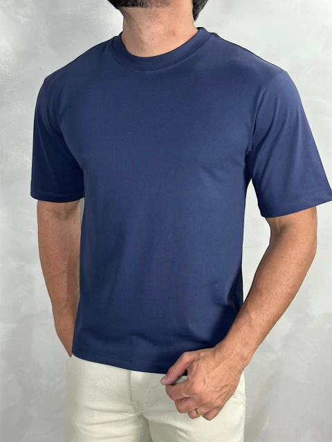 CAMISETA OVER CONFORT AZUL MARINHO ZIGMA